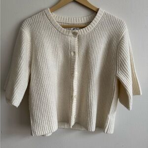 Aerie Short Sleeve Cardigan